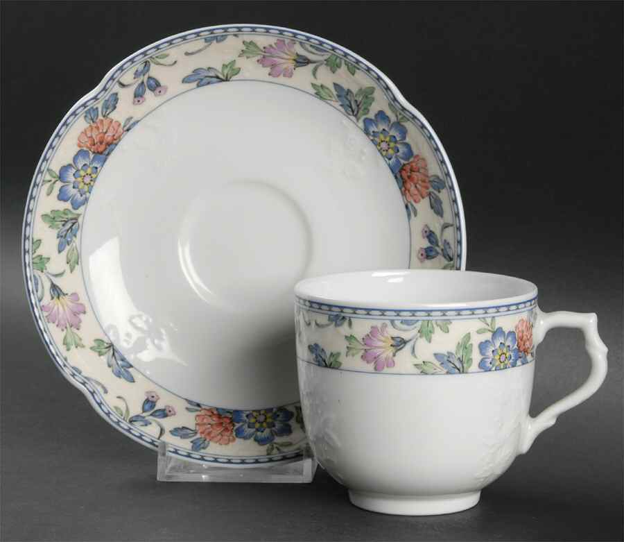 Chalon Flat Cup & Saucer Set by Kaiser-1