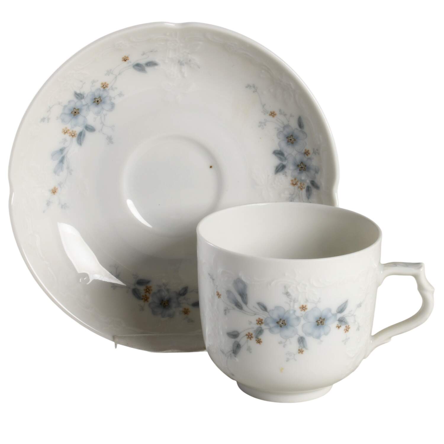 Elysee Flat Cup & Saucer Set by Kaiser-1