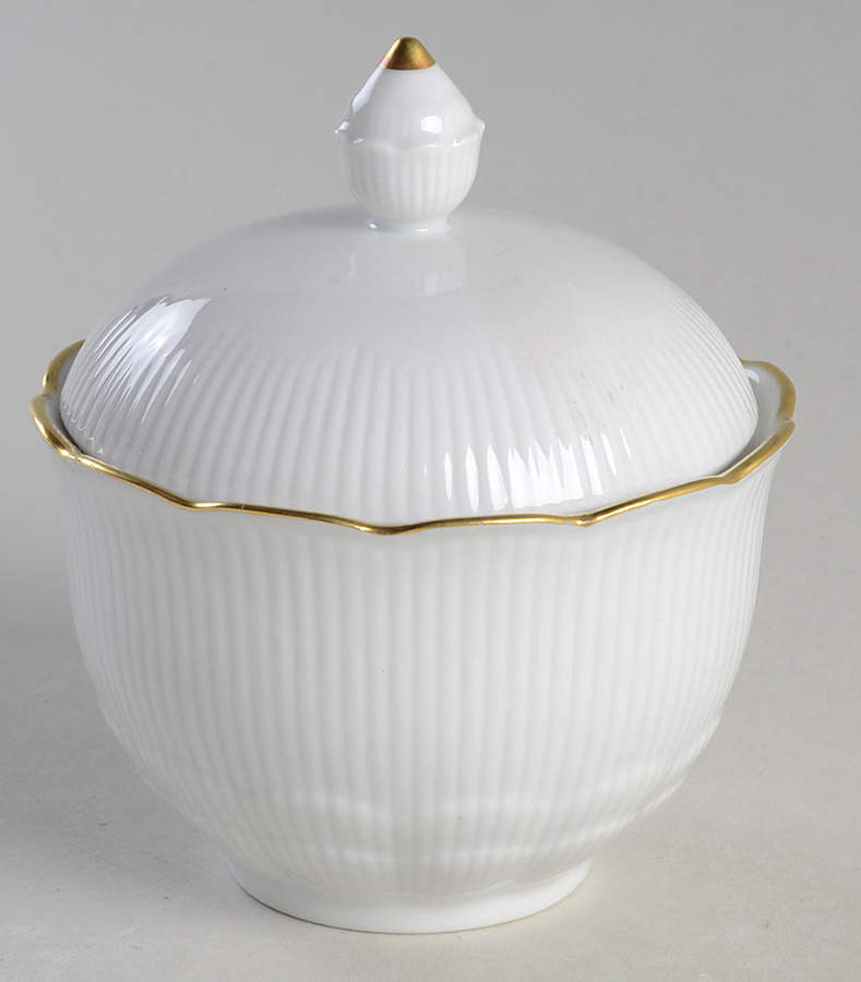 Gold Band Sugar Bowl & Lid by Kaiser-1