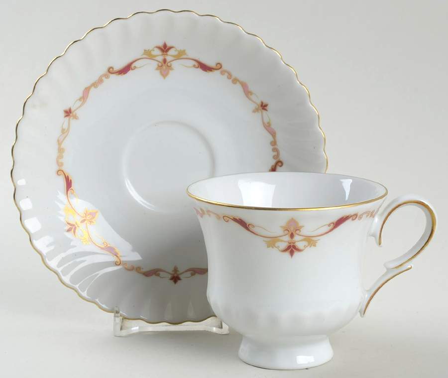 Marianne Footed Cup & Saucer Set by Kaiser-1