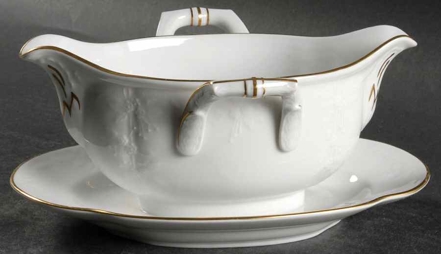 Mondial Gravy Boat with Attached Underplate by Kaiser-1