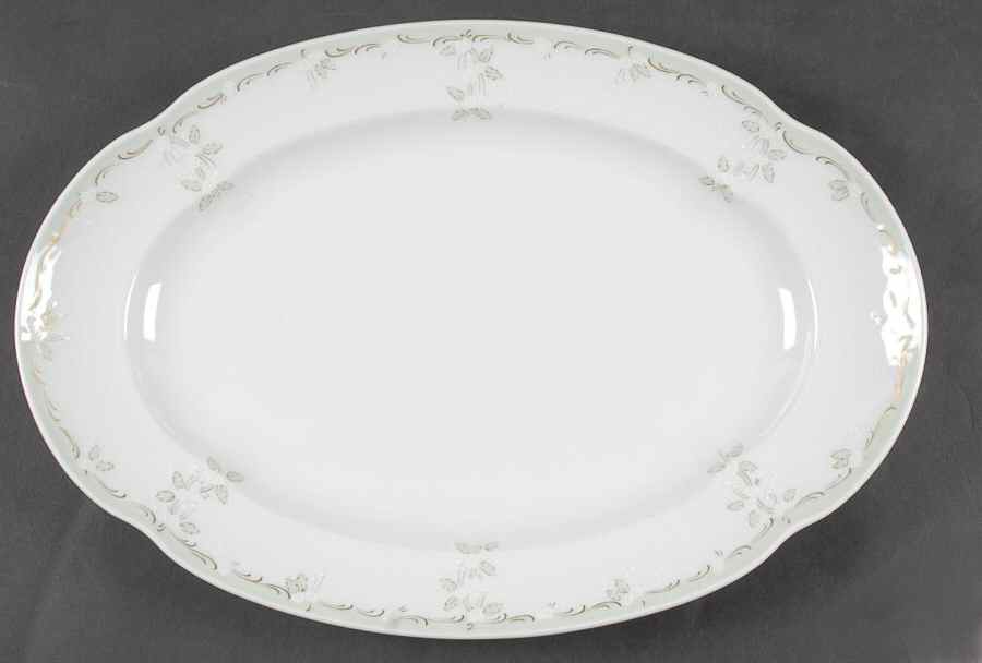 Opera 14" Oval Serving Platter by Kaiser-1