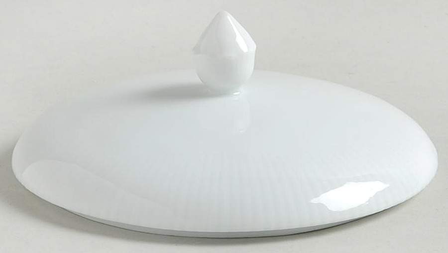 Romantica All White Lid for Cream Soup Bowl by Kaiser-1