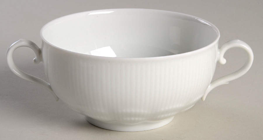Romantica All White Cream Soup Bowl No Lid by Kaiser-1