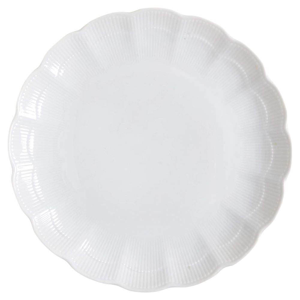 Romantica All White Dinner Plate by Kaiser-1