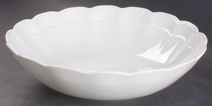 Romantica All White 7" Salad Serving Bowl by Kaiser-1