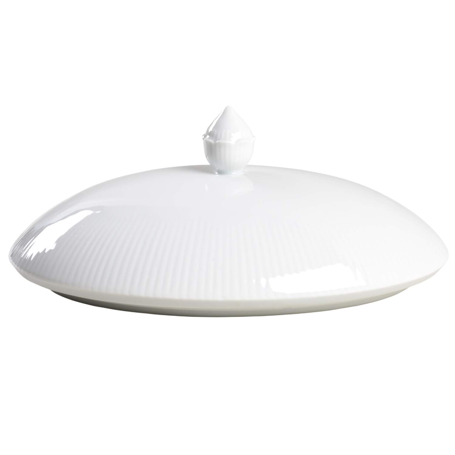 Romantica All White Lid for Oval Vegetable by Kaiser-1