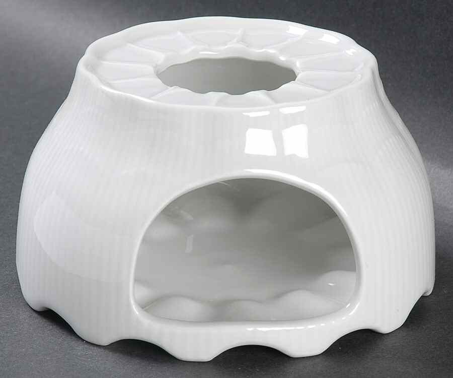 Romantica All White China Warmer Stand by Kaiser-1