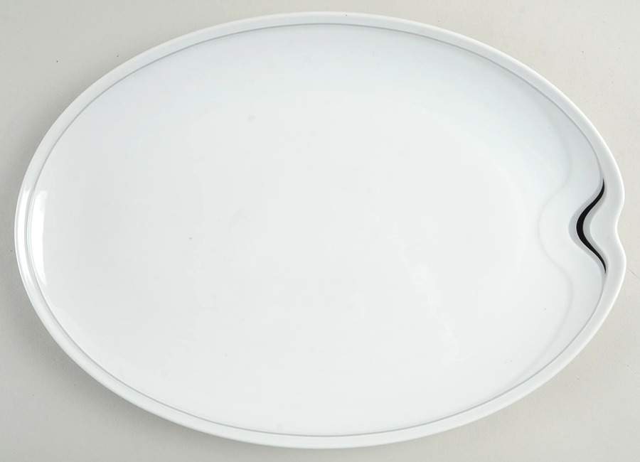 Uppsala 14" Oval Serving Platter by Kaiser-1