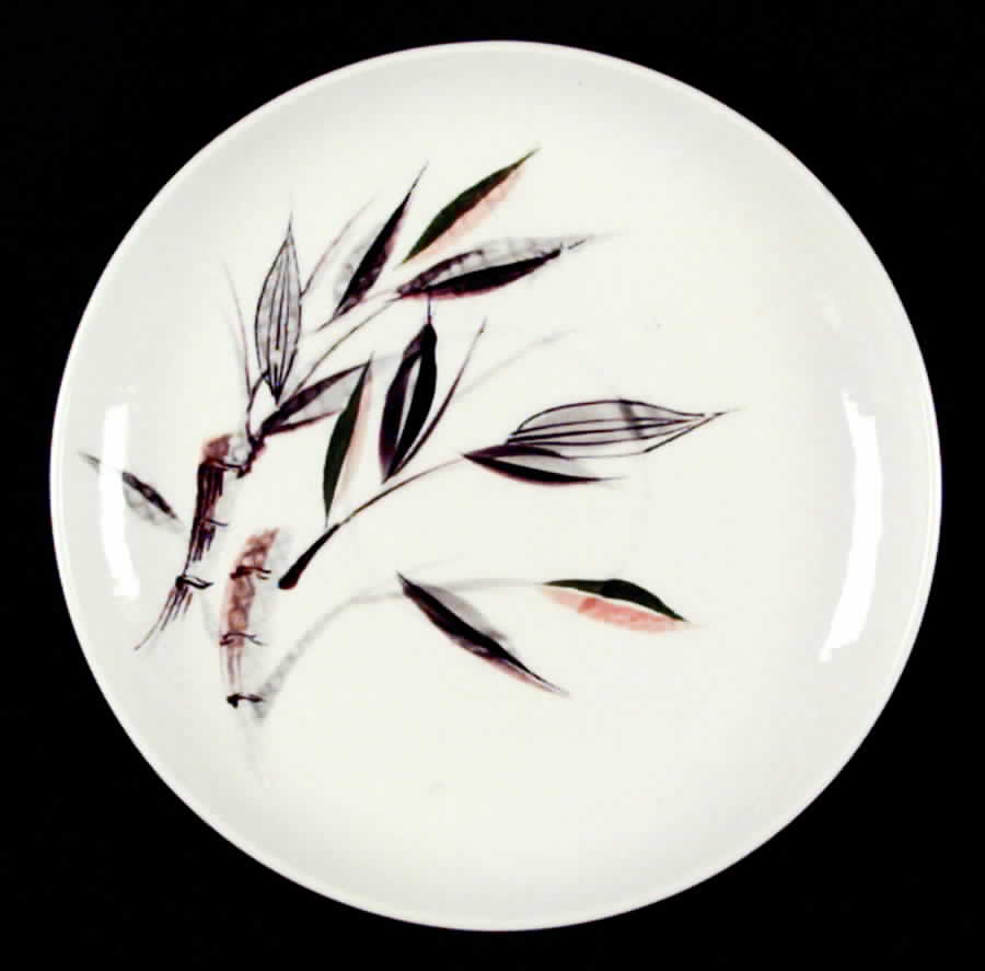Grey Bamboo Bread & Butter Plate by Kanedai-1