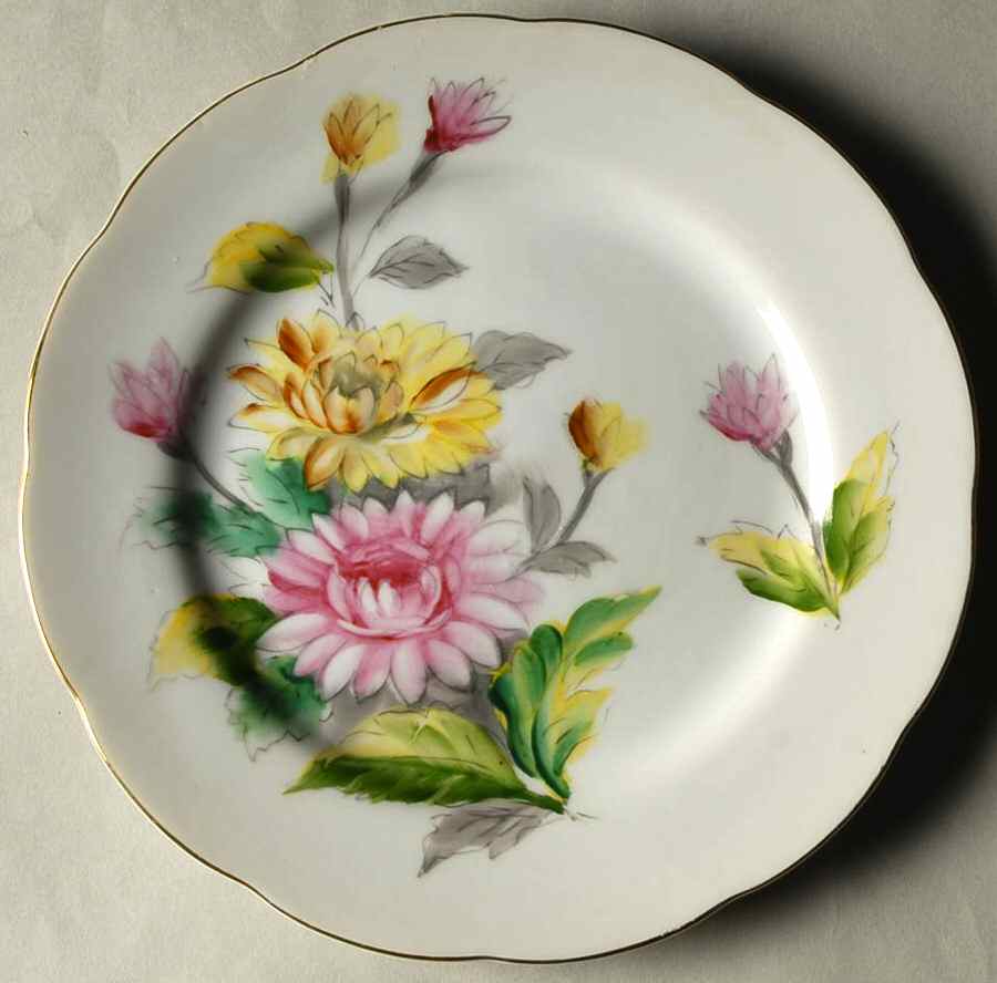 Birthday Floral Series Salad Plate by Kasuga-1