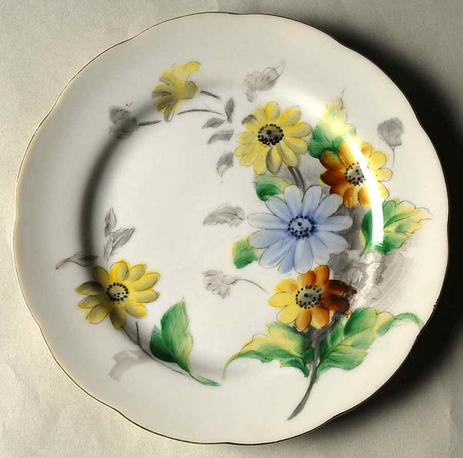 Birthday Floral Series Salad Plate by Kasuga-1