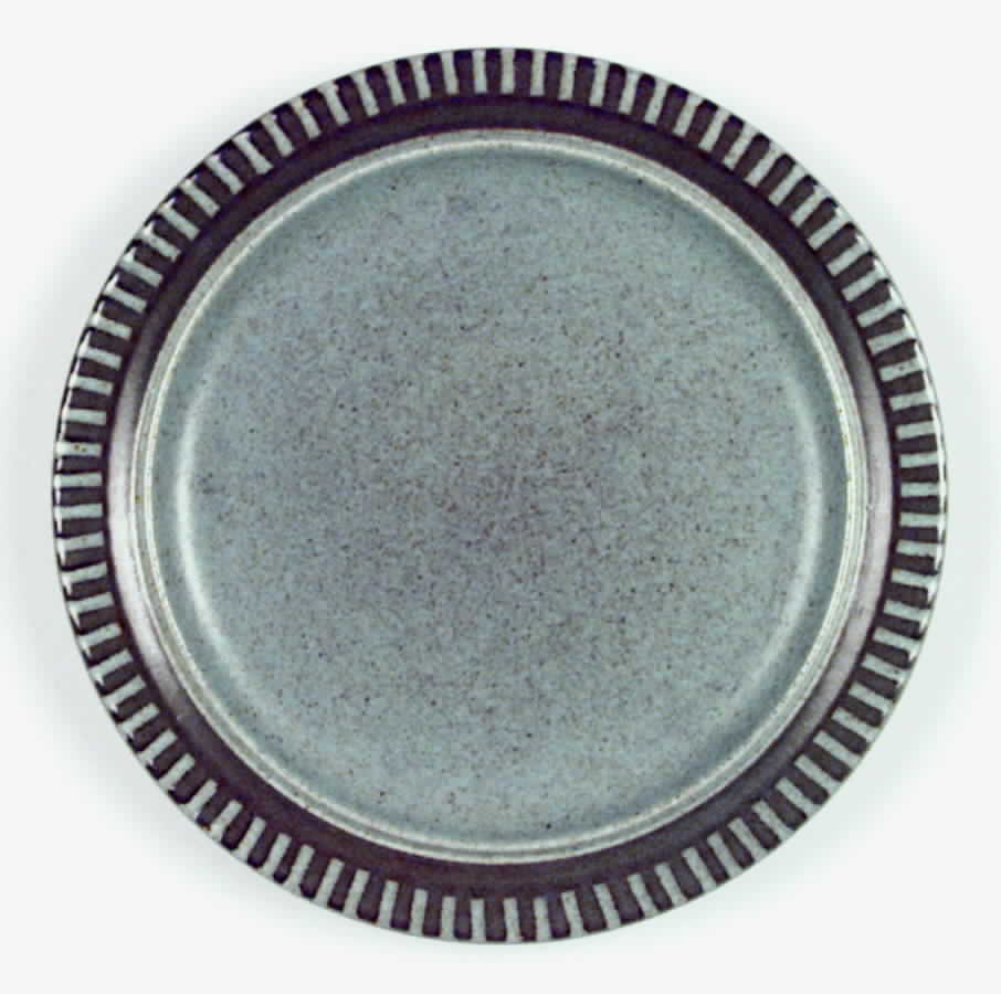 Patio Blue Salad Plate by Kasuga-1