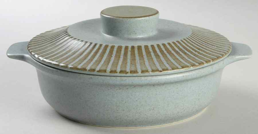 Patio Blue 1.50 Pt Round Covered Casserole by Kasuga-1