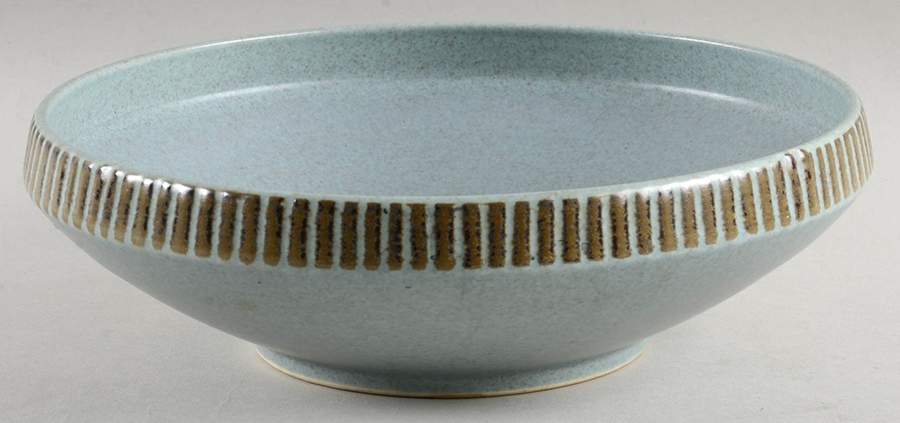 Patio Blue 9" Round Vegetable Bowl by Kasuga-1