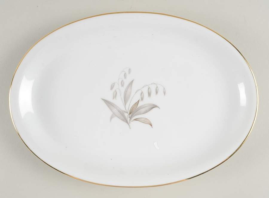 Golden Rhapsody 12" Oval Serving Platter by Kaysons Import Company-1