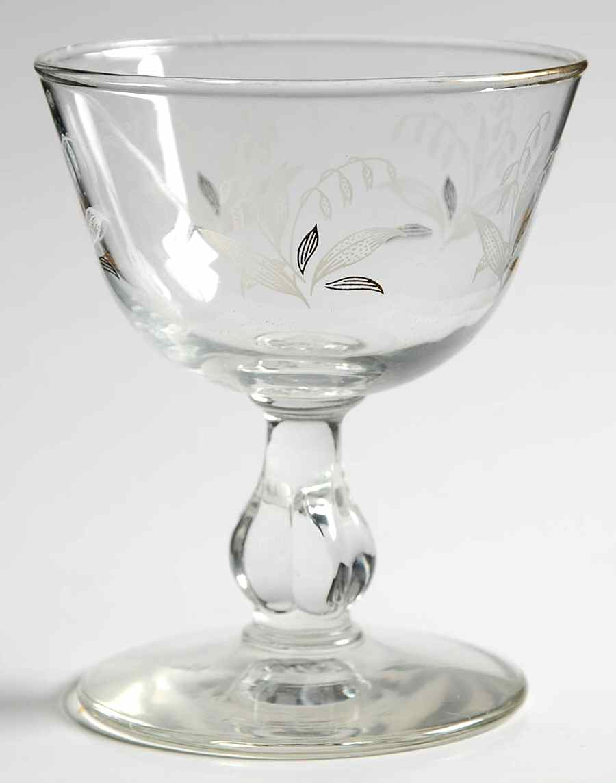 Golden Rhapsody Glassware Sherbet by Kaysons Import Company-1