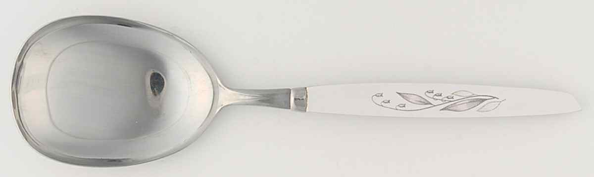 Golden Rhapsody Solid Casserole Spoon by Kaysons Import Company-1