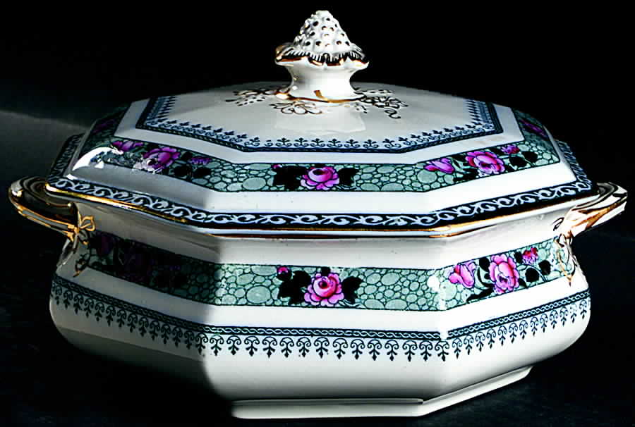 Ormonde Octagonal Covered Vegetable by Keeling & Co-1