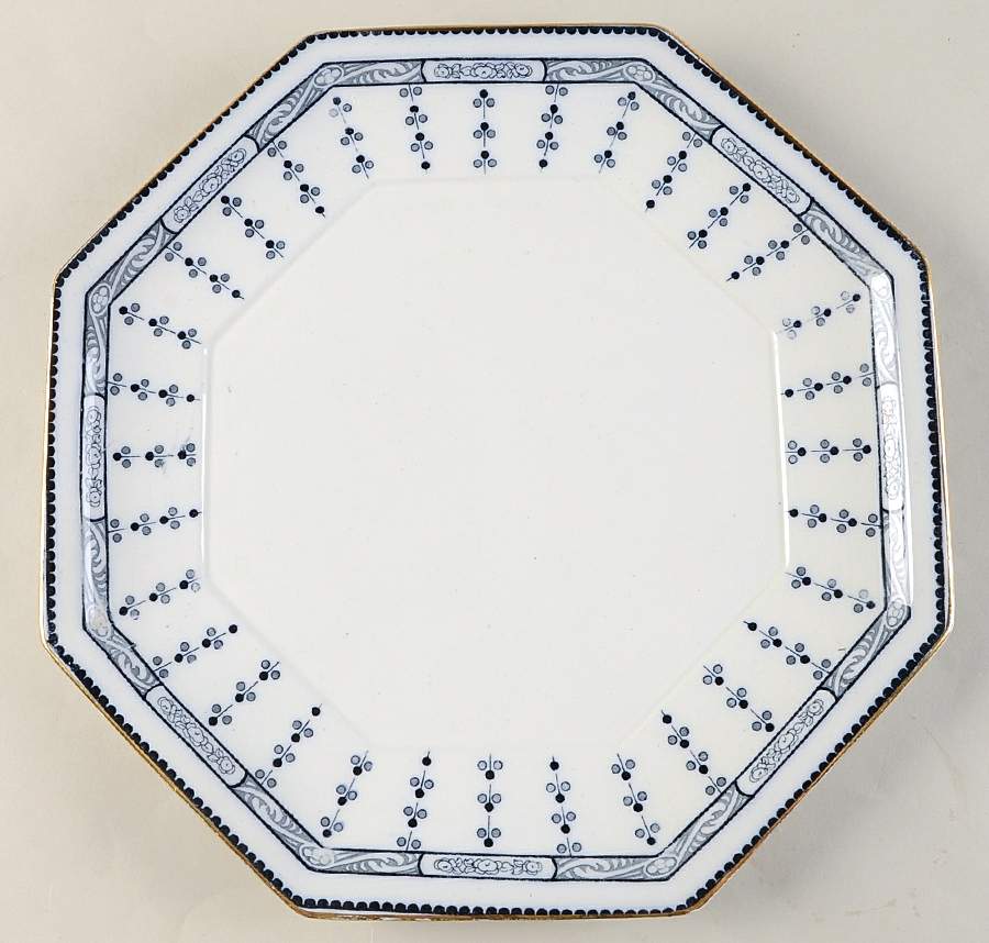 Pompadour Underplate for Tureen by Keeling & Co-1