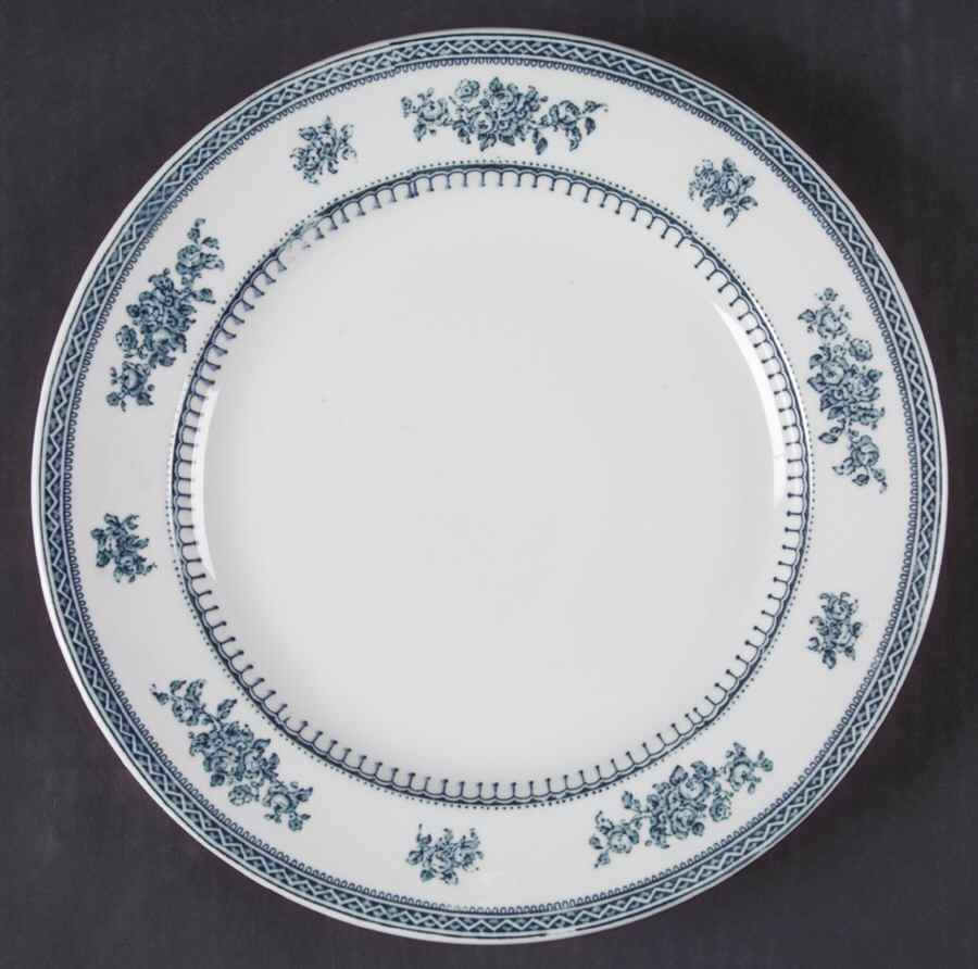 Shrewsbury (Teal) Luncheon Plate by Keeling & Co-1