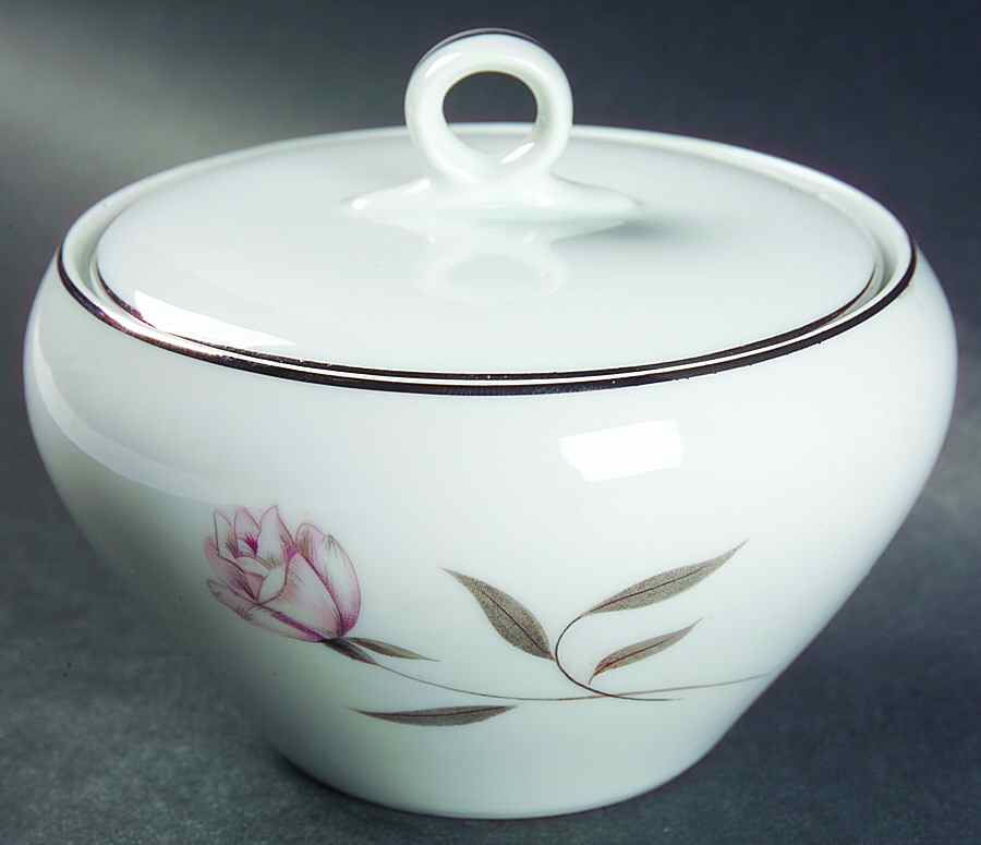 Altar Rose Sugar Bowl & Lid by Ken Kraft-1