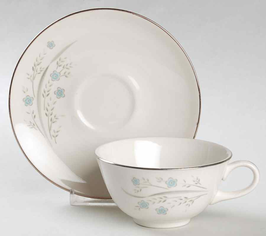 KEM2 Flat Cup & Saucer Set by Kenmark-1