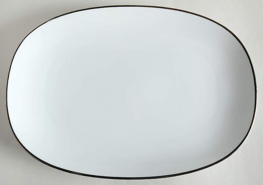 Patrician 13" Oval Serving Platter by Kenmark-1