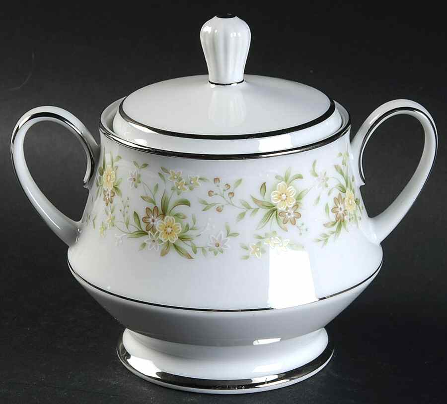 Spring Sonnet Sugar Bowl & Lid by Kenmark-1
