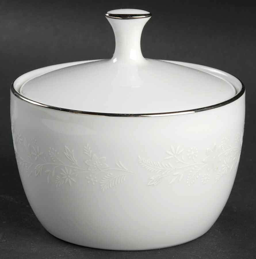 Venetian Lace Sugar Bowl & Lid by Kenmark-1