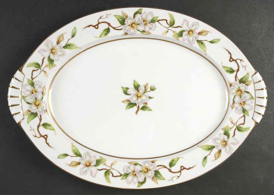 Del Mar 17" Oval Serving Platter by Kent (Japan)-1