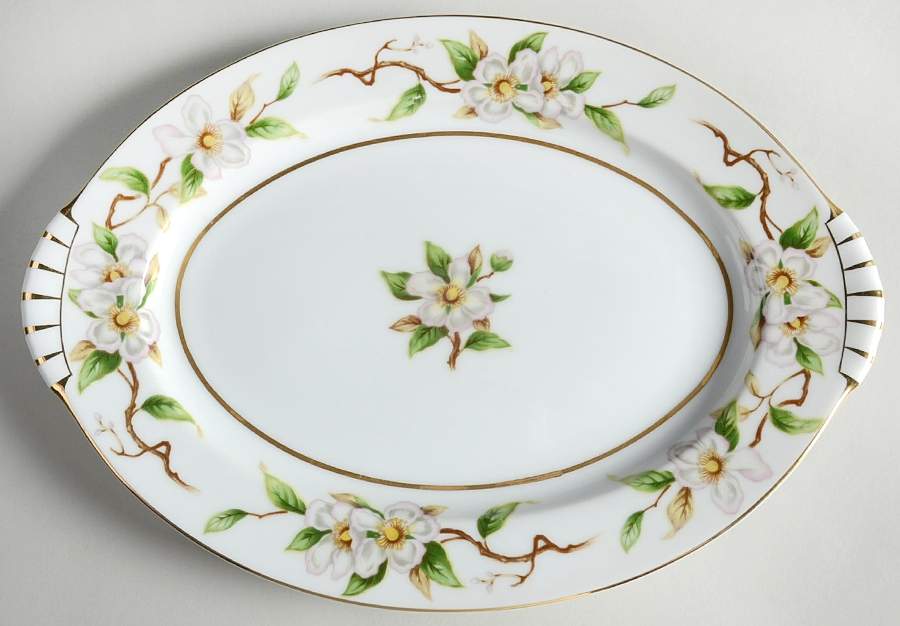 Del Mar 12" Oval Serving Platter by Kent (Japan)-1
