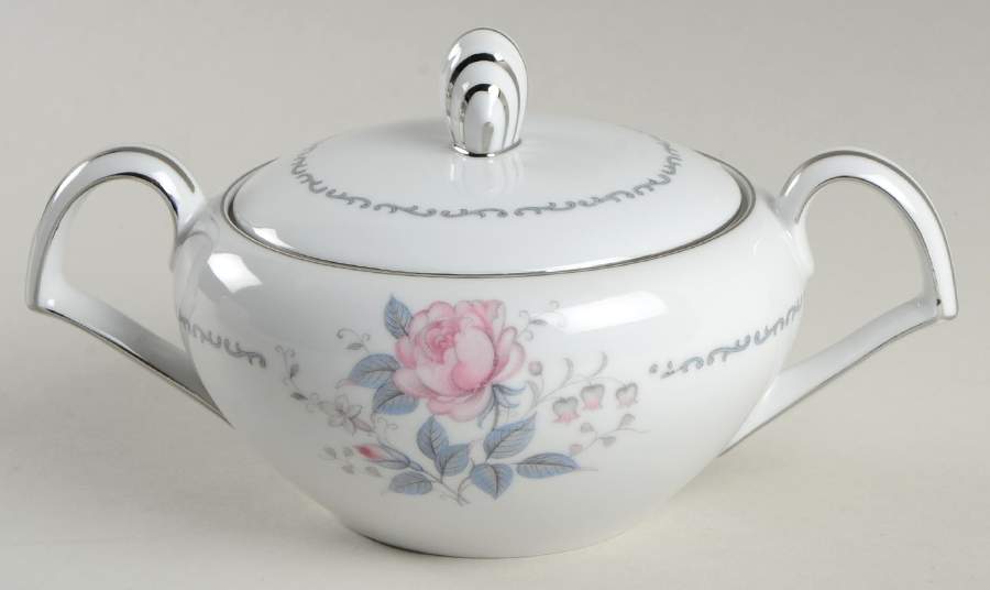 Fair Lady Sugar Bowl & Lid by Kent (Japan)-1