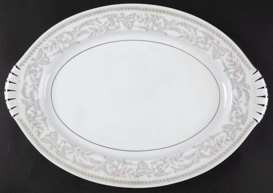 Invitation 15" Oval Serving Platter by Kent (Japan)-1