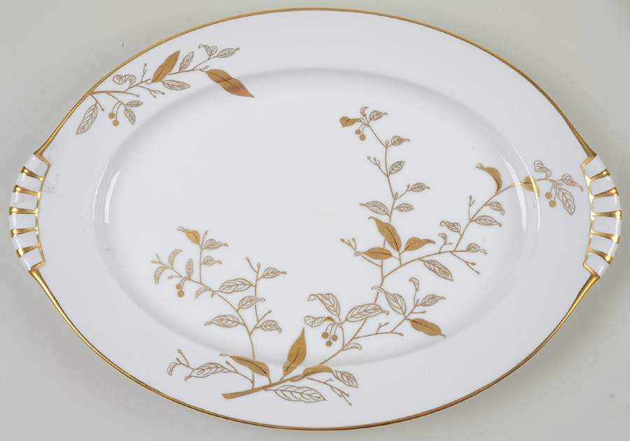 Luna (Japan) 17" Oval Serving Platter by Kent (Japan)-1