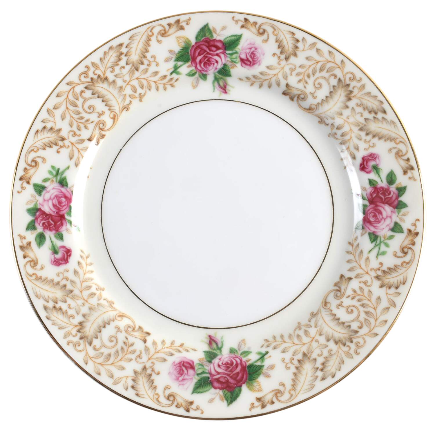 May Rose Salad Plate by Kent (Japan)-1