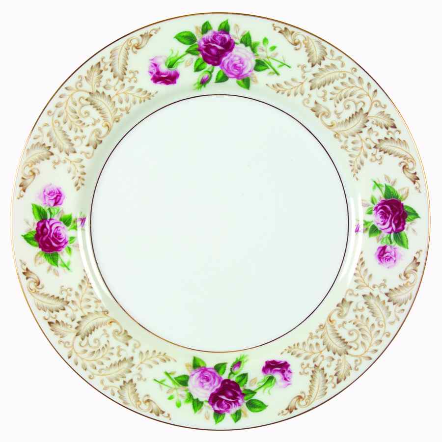 May Rose Dinner Plate by Kent (Japan)-1