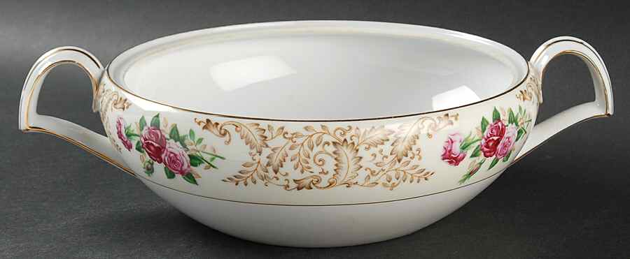 May Rose Round Vegetable No Lid by Kent (Japan)-1