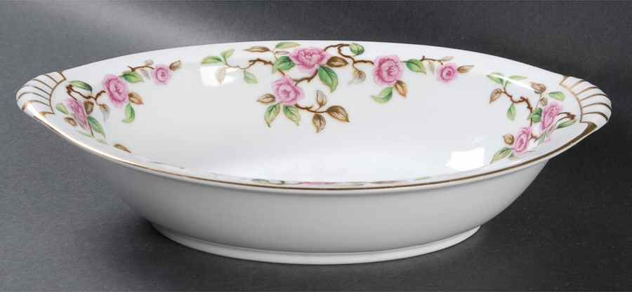 Maytime 11" Oval Vegetable Bowl by Kent (Japan)-1