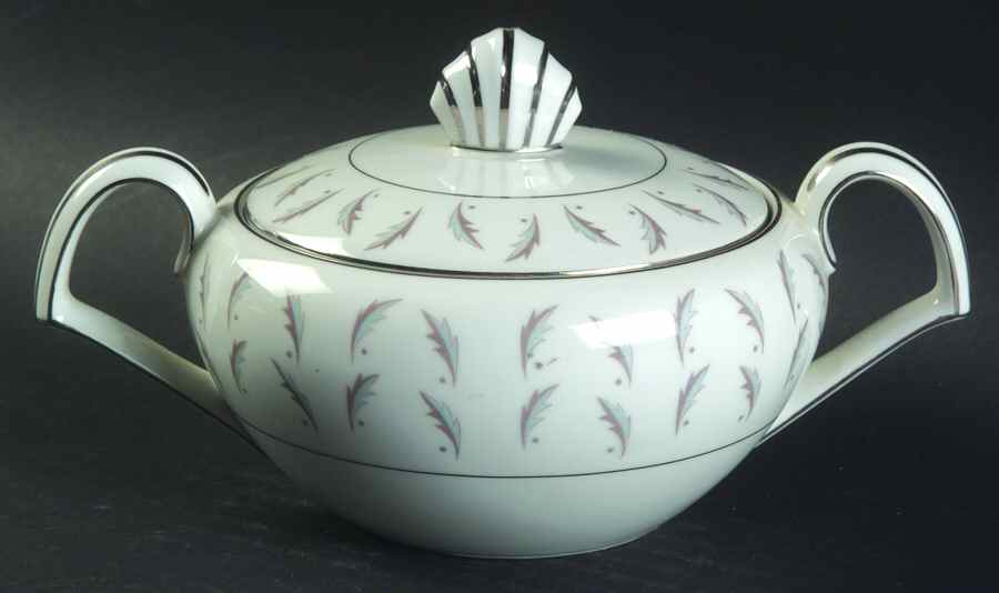 Normandy (Japan) Sugar Bowl & Lid by Kent (Japan)-1