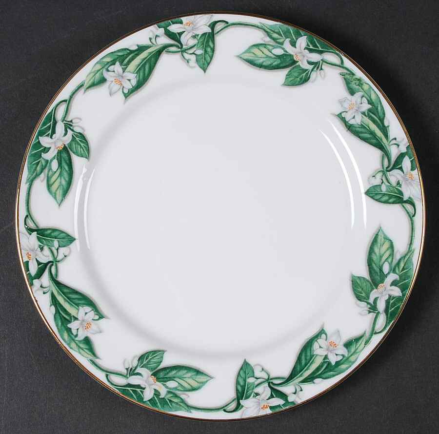 Orange Blossom Salad Plate by Kent (Japan)-1