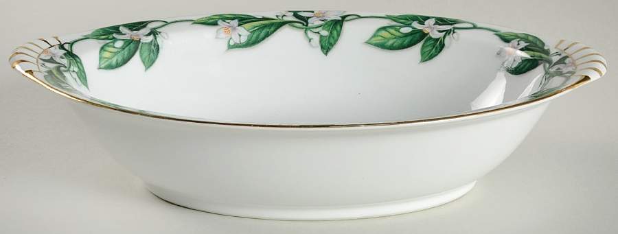 Orange Blossom 11" Oval Vegetable Bowl by Kent (Japan)-1