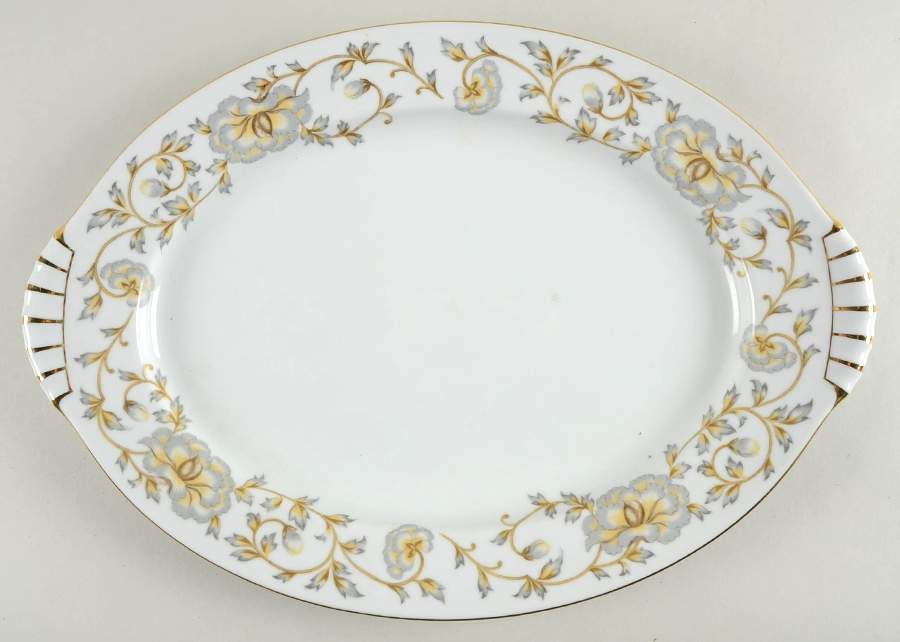 Prelude 17" Oval Serving Platter by Kent (Japan)-1
