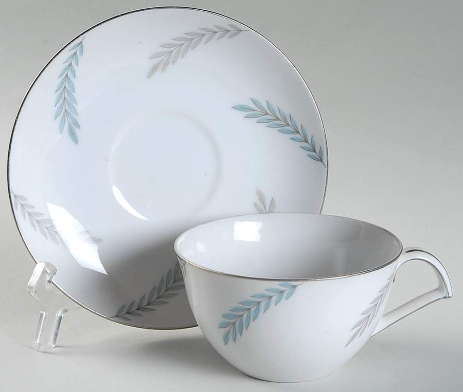 Sherwood Flat Cup & Saucer Set by Kent (Japan)-1