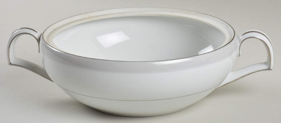 Silver Pine Round Vegetable No Lid by Kent (Japan)-1