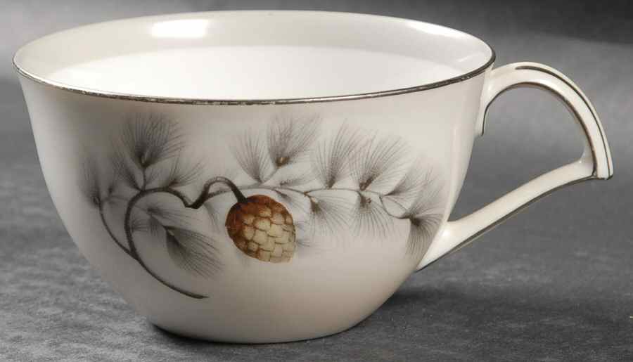 Silver Pine Flat Cup by Kent (Japan)-1