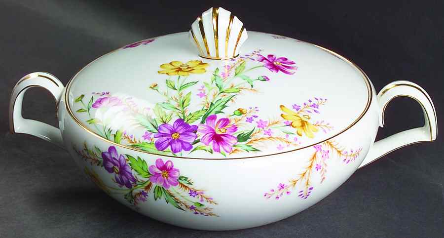Springfield Round Covered Vegetable by Kent (Japan)-1