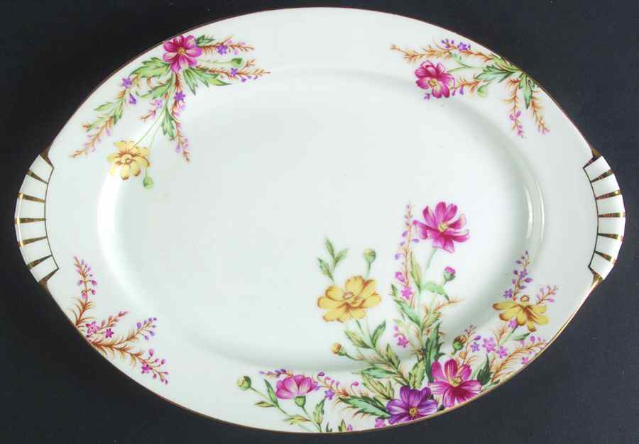 Springfield 12" Oval Serving Platter by Kent (Japan)-1