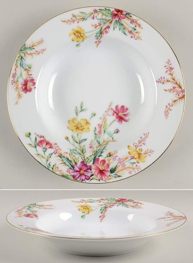 Springfield Rim Soup Bowl by Kent (Japan)-1