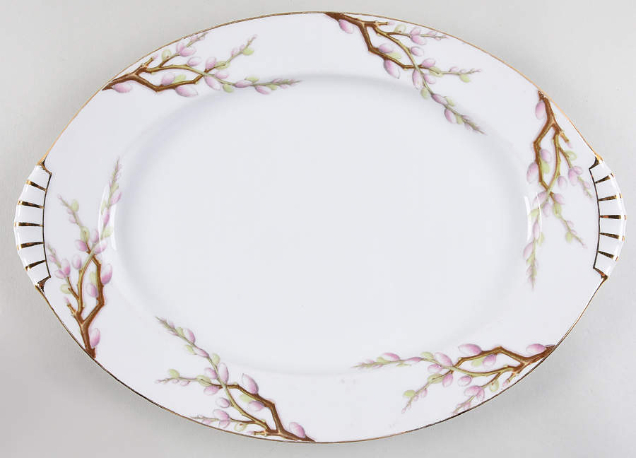 Spring Willow 15" Oval Serving Platter by Kent (Japan)-1
